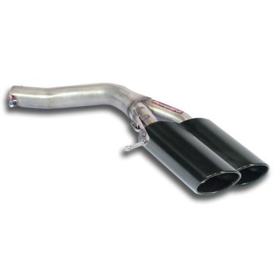 Zadní trubka pravá 100x75 mm "Gun Metal Grey" (odstranění tlumiče) Supersprint 769677