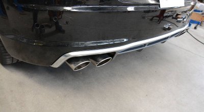 Sada koncovek výfuku, pravá 100x75 mm + levá 100x75 mm Supersprint 775327
