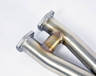 Centre exhaust Twin Pipe - non resonated Supersprint 044013
