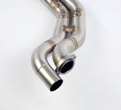 Centre exhaust Twin Pipe - non resonated Supersprint 044013