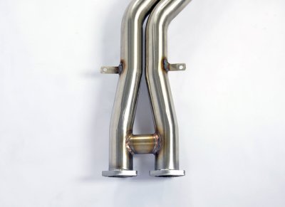 Centre exhaust Twin Pipe - non resonated Supersprint 044013