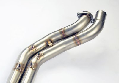 Centre exhaust Twin Pipe - non resonated Supersprint 044013
