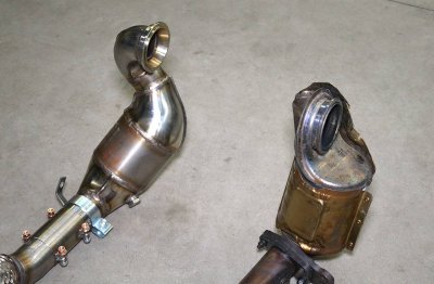 Turbo downpipe + Metalický katalyzátor Supersprint 756321