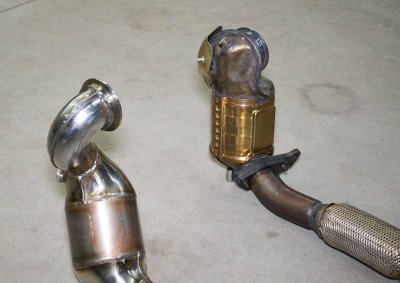 Turbo downpipe + Metalický katalyzátor Supersprint 756321