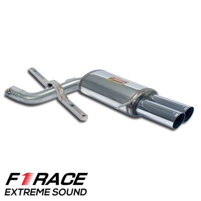 Zadní díl výfuku "F1 Race" 80mm pravá, Supersprint 046956