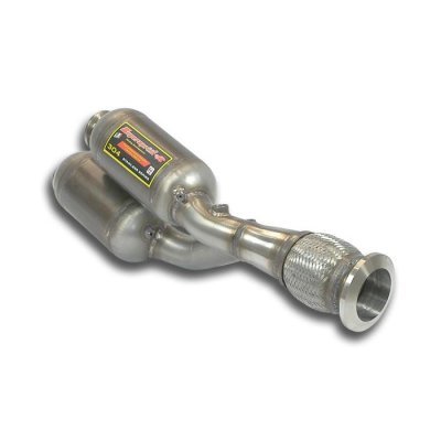"Y-Pipe" s kovovým katalyzátorem – levá Supersprint 351022