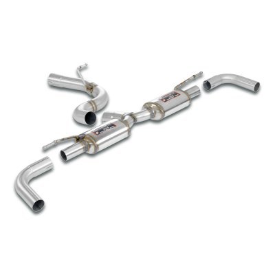 Zadní díl výfuku "Racing" pravý - levý Supersprint 328404