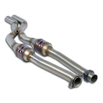 Přední kovový katalyzátor pravý - levý + "X-Pipe" Supersprint 781632