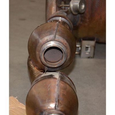 "Y-Pipe" s kovovým katalyzátorem – pravá Supersprint 351002