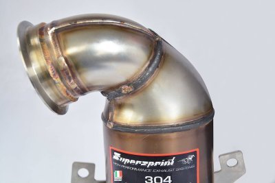 Turbo downpipe kit + metalický katalyzátor 200 CPSI Supersprint 889641