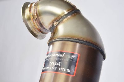 Turbo downpipe kit + metalický katalyzátor 200 CPSI Supersprint 889641