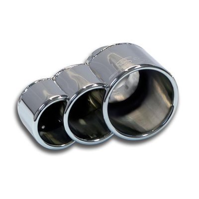 Sada koncovek výfuku, levá ø100-80-70 mm - sloučené koncovky Supersprint 244496