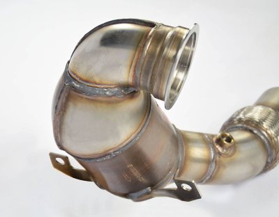 Turbo downpipe kit + metalický katalyzátor 200 CPSI (odstraňuje OPF) Supersprint 778041