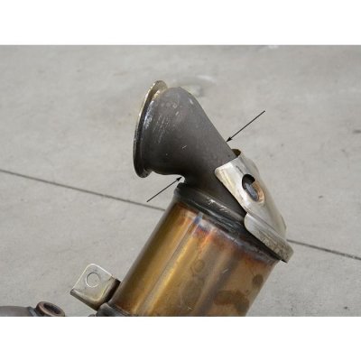 Turbo downpipe kit + kovový katalyzátor WRC 100 CPSI (odstraňuje OPF) Supersprint 778021