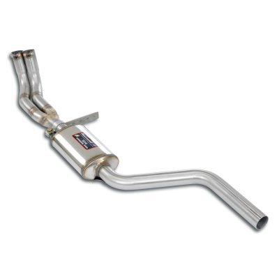 Y-Pipe, resonated "hanging pedals" Supersprint 010402