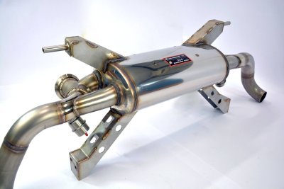 Zadní díl výfuku s ventily pravá - levá 4 výstupy - nahrazuje hlavní katalyzátor - lze nainstalovat na originální koncovky – 14,0 Kg Supersprint 771254