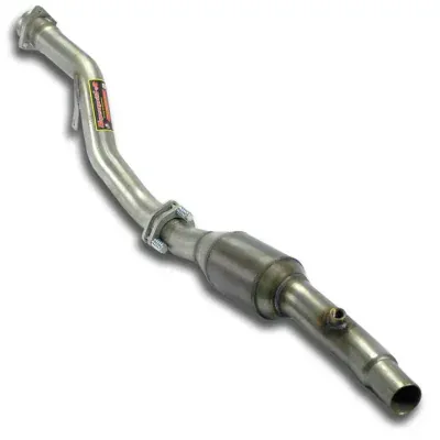 Downpipe + kovový katalyzátor, levá Supersprint 762941