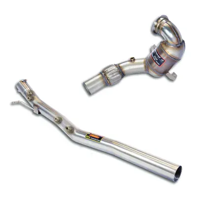 Turbo downpipe kit + metalický katalyzátor 200 CPSI (odstraňuje OPF) Supersprint 917941