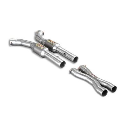 Přední díl výfuku s metalickým katalyzátorem + "X-Pipe" Supersprint 530602