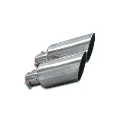 Sada koncovek výfuku, pravá ∅120 mm s centrálním výstupem (k originálnímu zadnímu nárazníku) Supersprint 350426