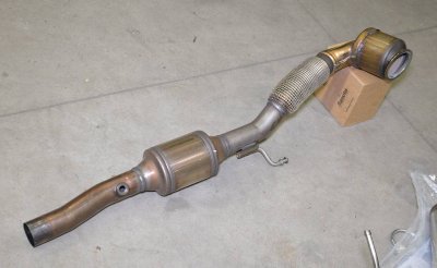 Turbo downpipe kit + Metalický katalyzátor 200 CPSI Supersprint 774741