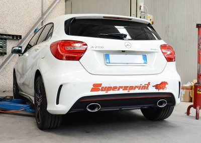 Sada koncovek výfuku, pravá 145x95 mm + levá 145x95 mm Supersprint 722025