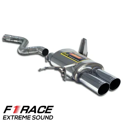 Zadní díl výfuku "F1 Race Lightweight" pravý 80mm, Supersprint 045156