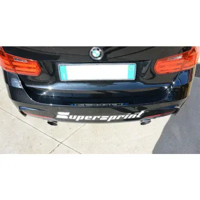 Zadní díl výfuku levá ∅100 mm - pravá ∅100 mm Supersprint 989524