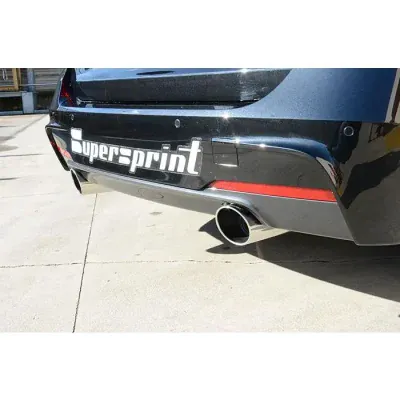 Zadní díl výfuku levá ∅100 mm - pravá ∅100 mm Supersprint 989524