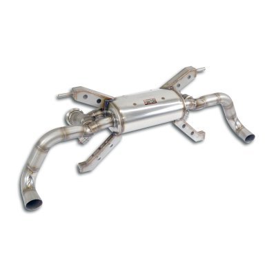Rear exhaust with valves Right - Left "Suono Variabile" (Deletes the stock, secondary catalytics - fits to the stock endpipes) Supersprint 778654