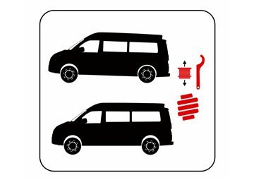 Sada pružin Eibach Pro-Lift Kit | nastavitelná zadní osa | zvýšení světlé výšky | E21-GF-LIFT