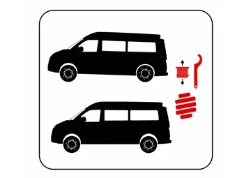 Sada pružin Eibach Pro-Lift Kit | nastavitelná zadní osa | zvýšení světlé výšky | E21-GF-LIFT