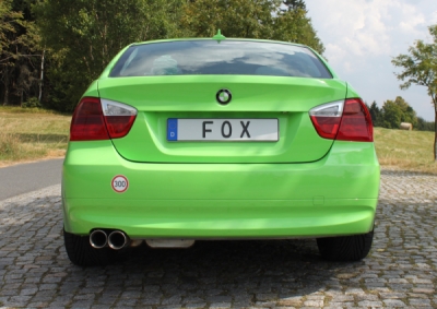 FOX Nerezový výfuk | Zadní tlumič - BMW 3-Series (E90/E91/E92/E93), 320i, 2005-2013, BM023002-270