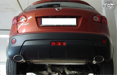 FOX Nerezový výfuk | Zadní tlumič - Nissan Qashqai (J10), 2.0 dCi, 2007-2014, NI210015-367