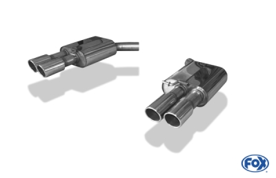 Audi A6 4G final silencer right/left - 2x90 type 16 right/le