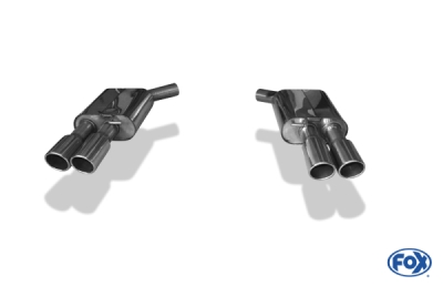 Audi A6 4G final silencer right/left - 2x90 type 16 right/le