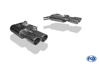 Audi A6 4G final silencer right/left - 2x90 type 16 right/le