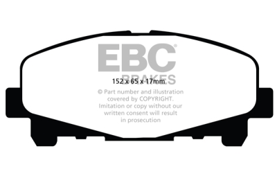 EBC Ultimax | brzdové destičky přední  DP1999