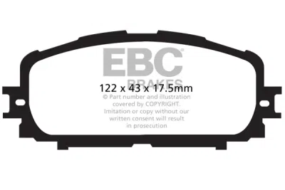 EBC sada brzd PD40K | destičky Ultimax & kotouče Standard PD40K1886