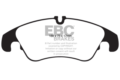 EBC sada brzd PDKF | destičky Ultimax & kotouče Standard přední PDKF175