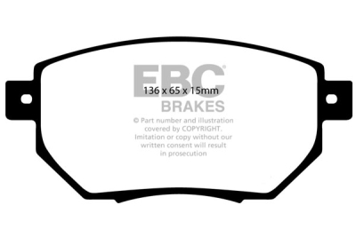 EBC Ultimax | brzdové destičky přední DP1659