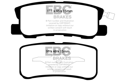 EBC sada brzd PD40K | destičky Ultimax & kotouče Standard PD40K1326