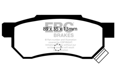EBC Ultimax | brzdové destičky zadní DP642/2