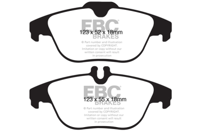 EBC sada brzd PD40K | destičky Ultimax & kotouče Standard PD40K1222