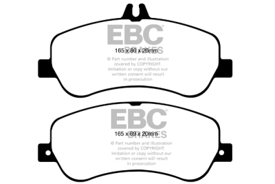 EBC sada brzd PD40K | destičky Ultimax & kotouče Standard PD40K1235