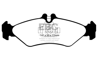 EBC sada brzd PDKR | destičky Ultimax & kotouče Standard zadní PDKR945
