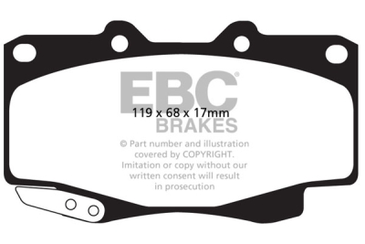 EBC sada brzd PDKF | destičky Ultimax & kotouče Standard přední PDKF2034