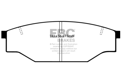 EBC sada brzd PDKF | destičky Ultimax & kotouče Standard přední PDKF2024