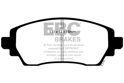 EBC sada brzd PD40K | destičky Ultimax & kotouče Standard PD40K1834