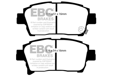 EBC sada brzd PD40K | destičky Ultimax & kotouče Standard PD40K1847